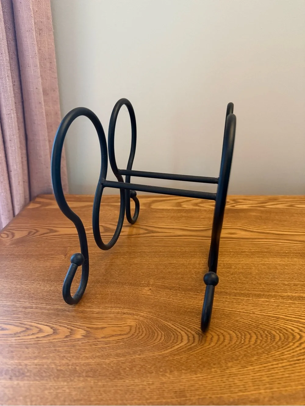 Metal 3 Bottle Wine Rack - Black